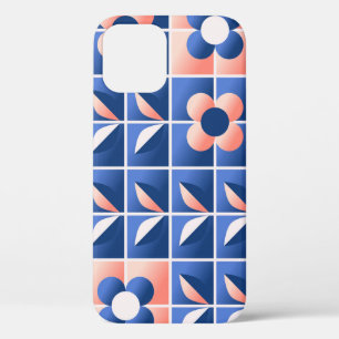 Retro-stilisierte Blumen: Mosaikmuster. Case-Mate iPhone Hülle