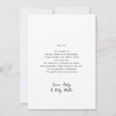 Retro stilvolle Hello Baby Foto Birth Ankündigung (Rückseite)