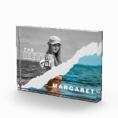 Retro Stilvolle Schwarz/Weiß Portrait Foto Display (Rechts)