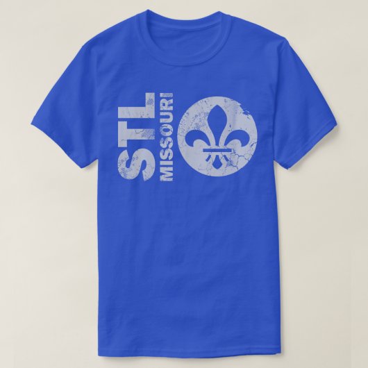 Retro Stl St Louis Missouri T-Shirt (Design vorne)