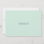 Retro Stock die Bar-Party Einladung (Rückseite)