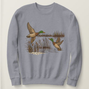 Retro-Stockenten Herbst 90er Vintage-Wasserwild Sweatshirt