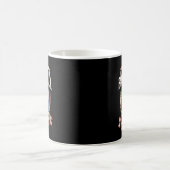Retro stolzer Basketball-Vater Kaffeetasse (Mittel)