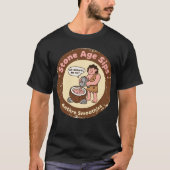 Retro Stone Age Gesunde Sips T-Shirt (Vorderseite)