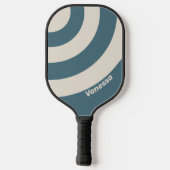 Retro Storm Three Circle Strike mit Namen Pickleball Schläger (Rückseite)