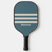 Retro Storm Three über Strike mit Name Pickleball Schläger (Rückseite)