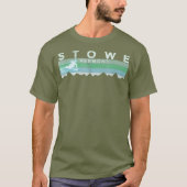 Retro Stowe VT Skispass T-Shirt (Vorderseite)