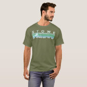 Retro Stowe VT Skispass T-Shirt (Vorne ganz)