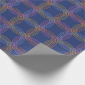 Retro-Strahlung Geschenkpapier (Ecke)