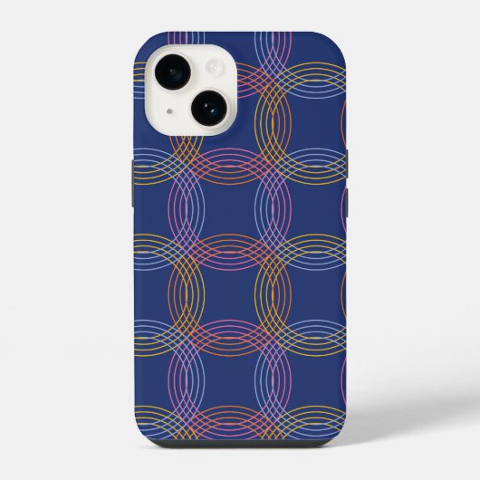 Retro-Strahlung iPhone Hülle (Rückseite)