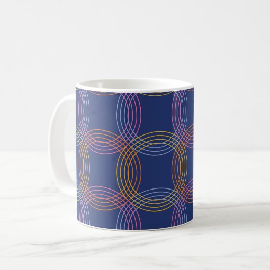 Retro-Strahlung Kaffeetasse (Vorderseite Links)