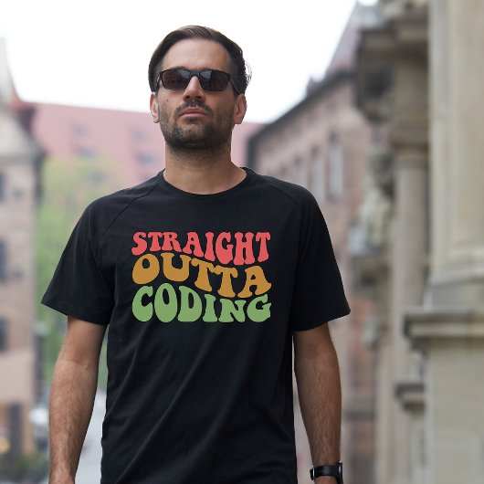 Retro Straight Out of Coding T-Shirt