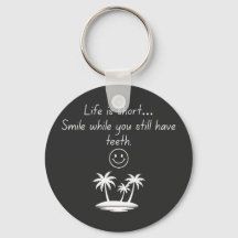 Retro-Strand-Feeling Smiley-Gesicht Tee - Lustiger
