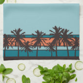 Retro Strand-Geschirrtücher Geschirrtuch (Gefaltet)