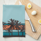 Retro Strand-Geschirrtücher Geschirrtuch (Viertel Falte)