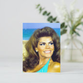 Retro-Strand Model Fantasy-Art Postkarte (Stehend Vorderseite)