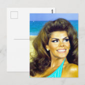 Retro-Strand Model Fantasy-Art Postkarte (Vorne/Hinten)