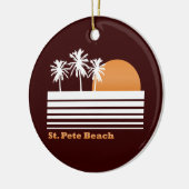Retro Strand-Verzierung St. Peter Keramikornament (Links)
