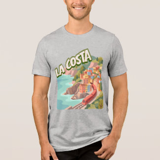 Retro-Strandurlaub für Männer und Frauen  Tri-Blend Shirt