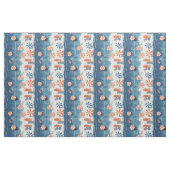 Retro-Strandurlaub Stoff (Fat Quarter (45,7 x 55,9 cm))