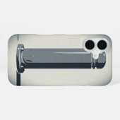 Retro-Straßenpoller iPhone 16 Hülle (Rückseite (Horizontal))