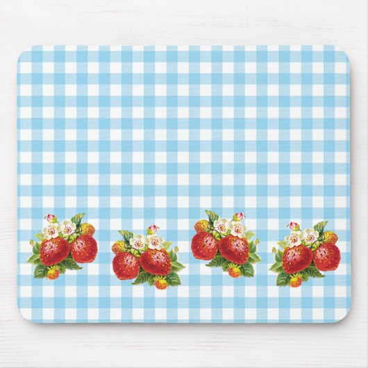 Retro Strawberry Mousepad (Vorne)