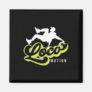 Retro Street Dancing S Retro Dance Cl S Loco-motio Magnet