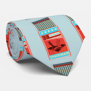 Retro-Streichholzschachtel Pop-Art Krawatte
