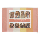 Retro Streifen - 8 Fotomaterial Kissenbezug (Vorderseite)