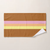 Retro-Streifen-Badehandtücher (Orange Multi) Badhandtuch Set (Handtuch)