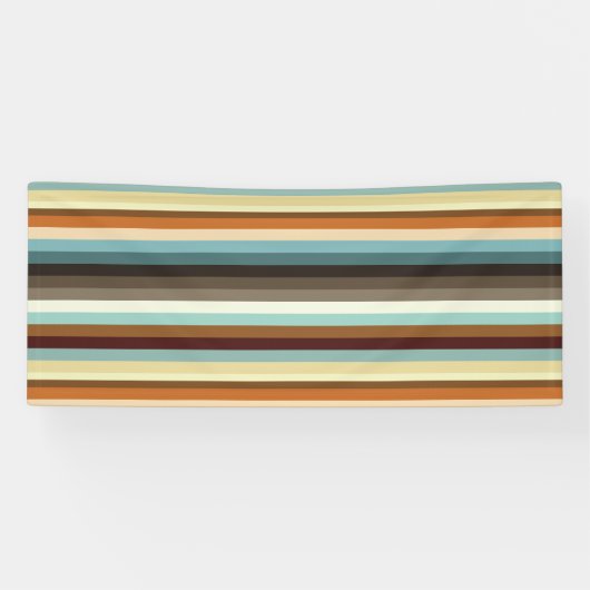 Retro-Streifen Banner (Horizontal)