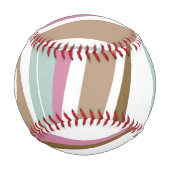 Retro-Streifen Baseball (Vorderseite)