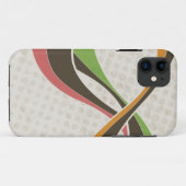 Retro-Streifen Case-Mate iPhone Hülle (Rückseite (Horizontal))