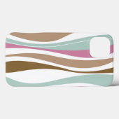 Retro Streifen Case-Mate iPhone Hülle (Rückseite (Horizontal))