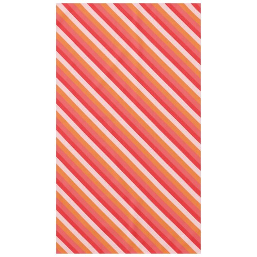 Retro Streifen Design Mod-Tischdecke Tischdecke (Vorderseite)