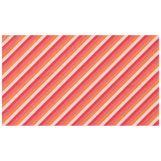 Retro Streifen Design Mod-Tischdecke Tischdecke (Vorderseite (Horizontal))