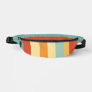 Retro-Streifen-Farbmuster Bauchtasche