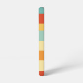 Retro-Streifen-Farbmuster Samsung Galaxy Hülle (Linke Seite)