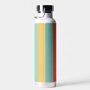 Retro-Streifen-Farbmuster Trinkflasche