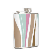 Retro Streifen Flachmann (Rechts)