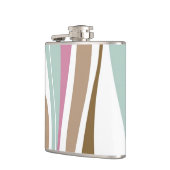 Retro Streifen Flachmann (Links)