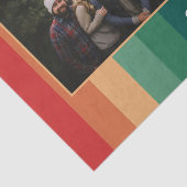 Retro Streifen - Foto - Frohe Weihnachtslinie Kuns Seidenpapier (Ausschnitt)