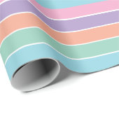 Retro-Streifen Geschenkpapier (Rolleneckpunkt)