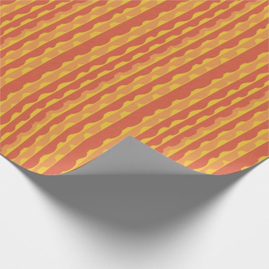 Retro-Streifen Geschenkpapier (Ecke)