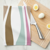 Retro Streifen Handtuch (Viertel Falte)