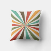 Retro-Streifen im transparenten Hintergrund Nr. 02 Kissen (Rückseite)