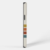 Retro-Streifen iPhone Hülle (Rechte Seite)