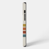 Retro-Streifen iPhone Hülle (Linke Seite)