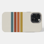 Retro-Streifen iPhone Hülle (Rückseite (Horizontal))