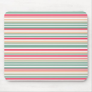 Retro-Streifen-Mauspad Mousepad